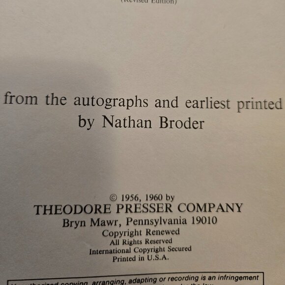 W. A. Mozart Sonatas and Fantasies Paperback for the piano – October 1, 1960 - Picture 2 of 3